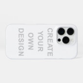 Simpel - Creëer die van jezelf iPhone Hoesje (Achterkant horizontaal)