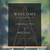SIMPEL, ÉLÉGANT, MARIAGE "BIENVENUE" (Neutre)