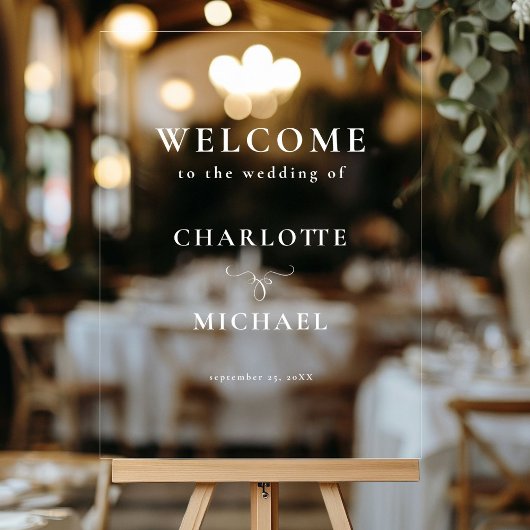 SIMPEL, ÉLÉGANT, MARIAGE "BIENVENUE"