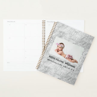 Simpel Elegante foto van babymeisje Planner