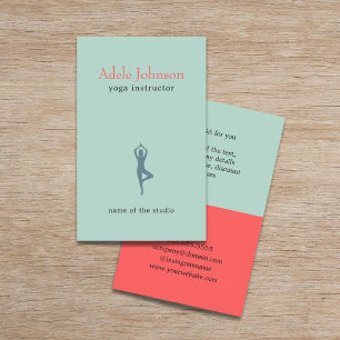 Simpel Ellegant Pastelkleurig Icoon Yoga-instructr Flyer