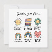 Simpel en Prachtig Bedankkaart (Voorkant)