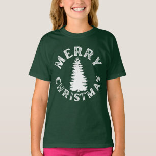 SIMPEL GELUKKIGE KERSTBOOM T-SHIRT
