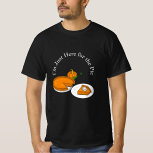 Simpel, ik ben hier gewoon voor de taart t-shirt