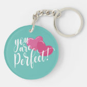 Simpel, jij bent de perfecte Valentijn | Button Sl Sleutelhanger (Achterkant)