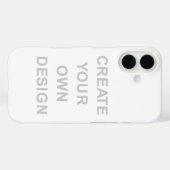 Simpel - Maak je Eigen Case-Mate iPhone Case (Achterkant (horizontaal))