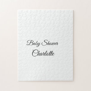 SIMPEL MINIMAAL.CUTIE VOEG NAAM TOE BABY baby show Legpuzzel