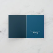 Simpel Modern, Trendy Huwelijk Bedankkaart (Binnen)