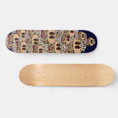 simpel voedsel een schattige hamer skateboard (Horizontaal)