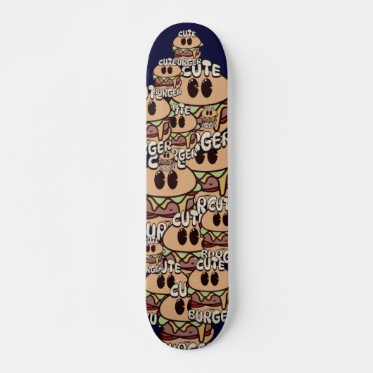 simpel voedsel een schattige hamer skateboard (Voorkant)