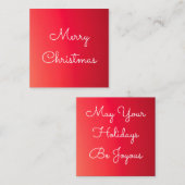 Simpel zegt het het beste notitiekaartje (Voorkant / Achterkant)