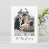 simpele aankondiging van de eerste kerstfeestdag (Staand voorkant)