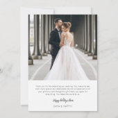 simpele aankondiging van de eerste kerstfeestdag (Achterkant)