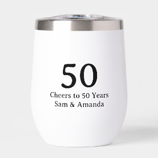 Simpele gepersonaliseerde 50ste verjaardag