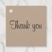 simpele kleine elegante gelukkige verjaardag dank bedankjes labels (Voorkant)