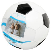 simpele ster sparkle gliter voegt aangepaste tekst voetbal (Drie kwart)