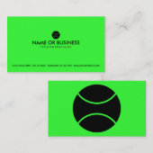 simpele tennis visitekaartje (Voorkant / Achterkant)