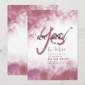 Simpelweg Zeiden We Ja Aangepaste Namen en Tekst Kaart (Voorkant / Achterkant)