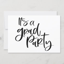 SIMPELY VET Gedurfde GRAD PARTY Afstudeer uitnodig Kaart