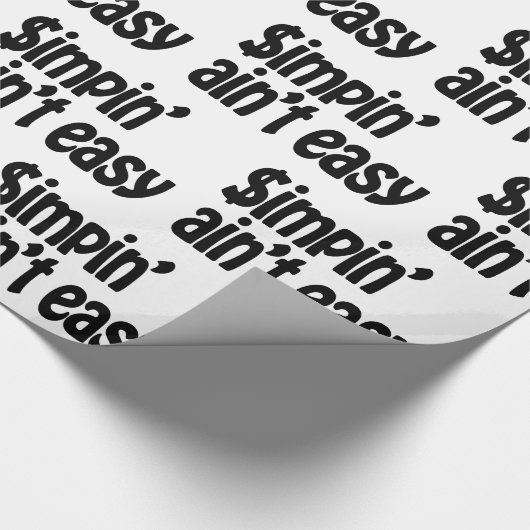 Simpin' Ain't Easy Cadeaupapier (Hoek)