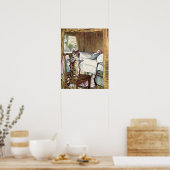 Simpkin the Cat Serves Tea Poster (Keuken)