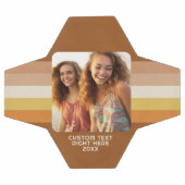 Simple 1 Modèle photo - Bordure couleur chaude - T (Plat)