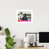 Simple 1 Photo Full Coverage - Script Text Overlay Poster (Thuiskantoor)