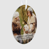 Simple 2 Photo personnalisée Joyeux Noël (devant)