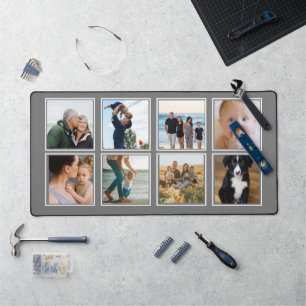 Simple 8 Photo sur fond gris