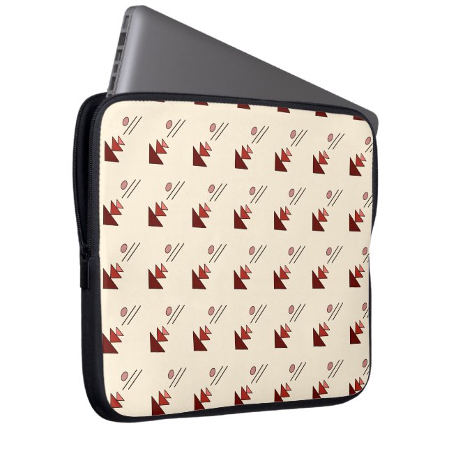 Simple Abstract  Laptop Sleeve (Voorkant Rechts)