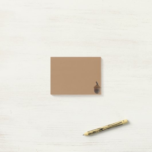 Simple Acorn Post-it Post-it® Notes (Op bureau)