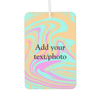 Simple acrylic pour marble add your text name cust luchtverfrisser