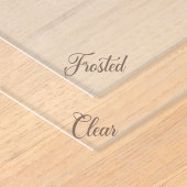 Simple Acrylic wedding arch 5 x7 invitation