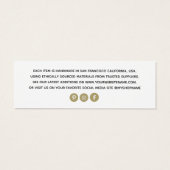 Simple Add Your Logo White Clothing Price tag (Dos)