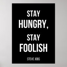 simple affiche de motivation en noir et blanc