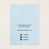 Simple Ajouter logo Bleu oreille et écran de colli (Dos)