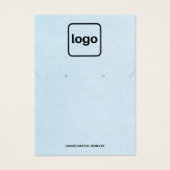 Simple Ajouter logo Bleu oreille et écran de colli (Devant)