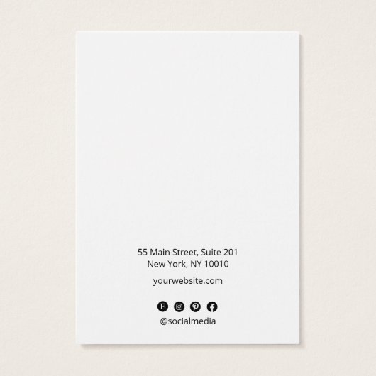 Simple Ajouter Votre Logo 3 Collier Bracelet Affic (Dos)