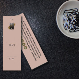 Simple Ajouter votre logo Bleu étiquette de prix