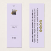 Simple Ajouter Votre Logo Lavender Vêtements Balis (Devant & derrière)