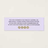 Simple Ajouter Votre Logo Lavender Vêtements Balis (Dos)