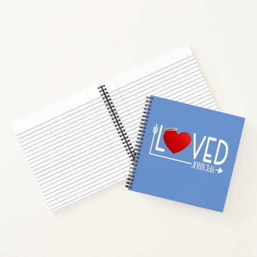 Simple amour Bible Verse Valentine | Carnet (Intérieur)