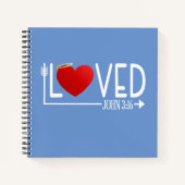 Simple amour Bible Verse Valentine | Carnet (Devant)
