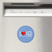 Simple amour Bible Verse Valentine | Magnet (In Situ (Lave-vaisselle))
