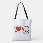 Simple amour Bible Verse Valentine | Sac fourre-to (Dos)