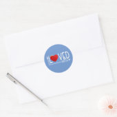 Simple amour Bible Verse Valentine | Sticker (Enveloppe)