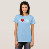 Simple amour Bible Verse Valentine | T-shirt (Devant entier)