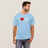 Simple amour Bible Verse Valentine | T-shirt (Devant entier)