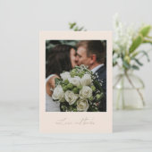 Simple amour Merci Mariage photo Merci (Debout devant)