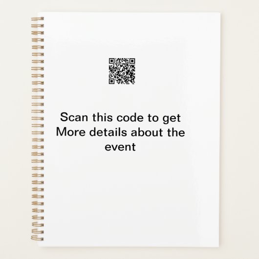 Simple analyse de code Q R modèle d'événement méti (Devant)